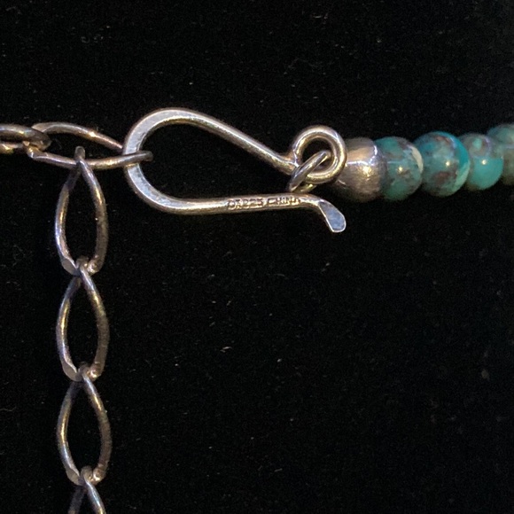 Jay King Mine Finds Turquoise Kite Cut 12” Necklace With Pendant - Picture 3 of 3